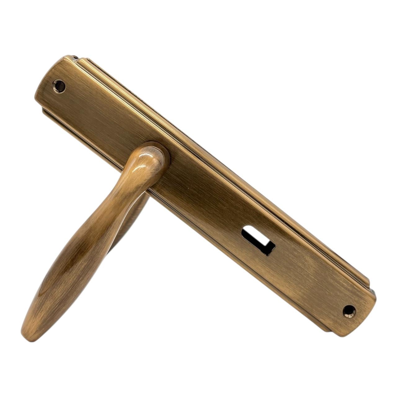 Ручки алюминиевые на планке под ключ Ozcanlar Atmaca Handle Mat Oksit 72 мм (320072)