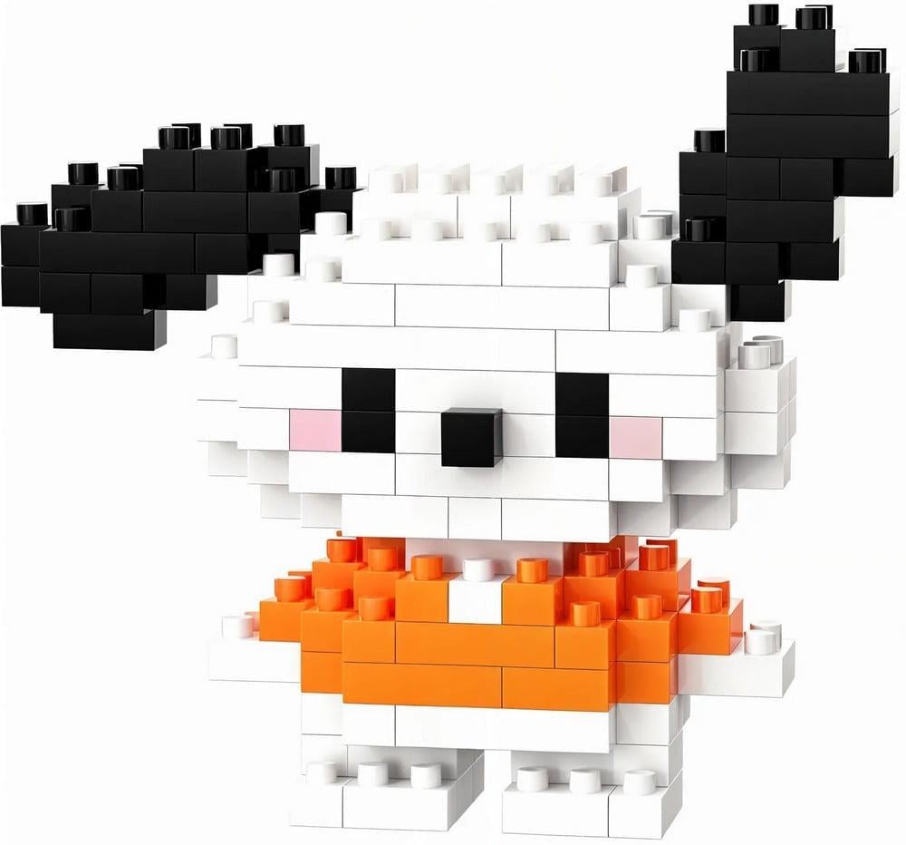 Конструктор 3D Mini Bricks SHLab BB-32 Ear 6 см Black (39072)