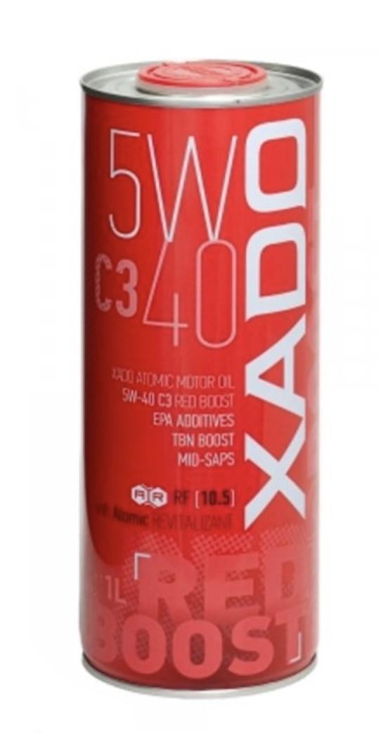 Моторне мастило XADO 5W-40 C3 SN/CF RED Boost 1 л (ХА 25122_1) - фото 2 Моторне мастило XADO 5W-40 C3 SN/CF RED Boost 1 л (ХА 25122_1) - фото 2