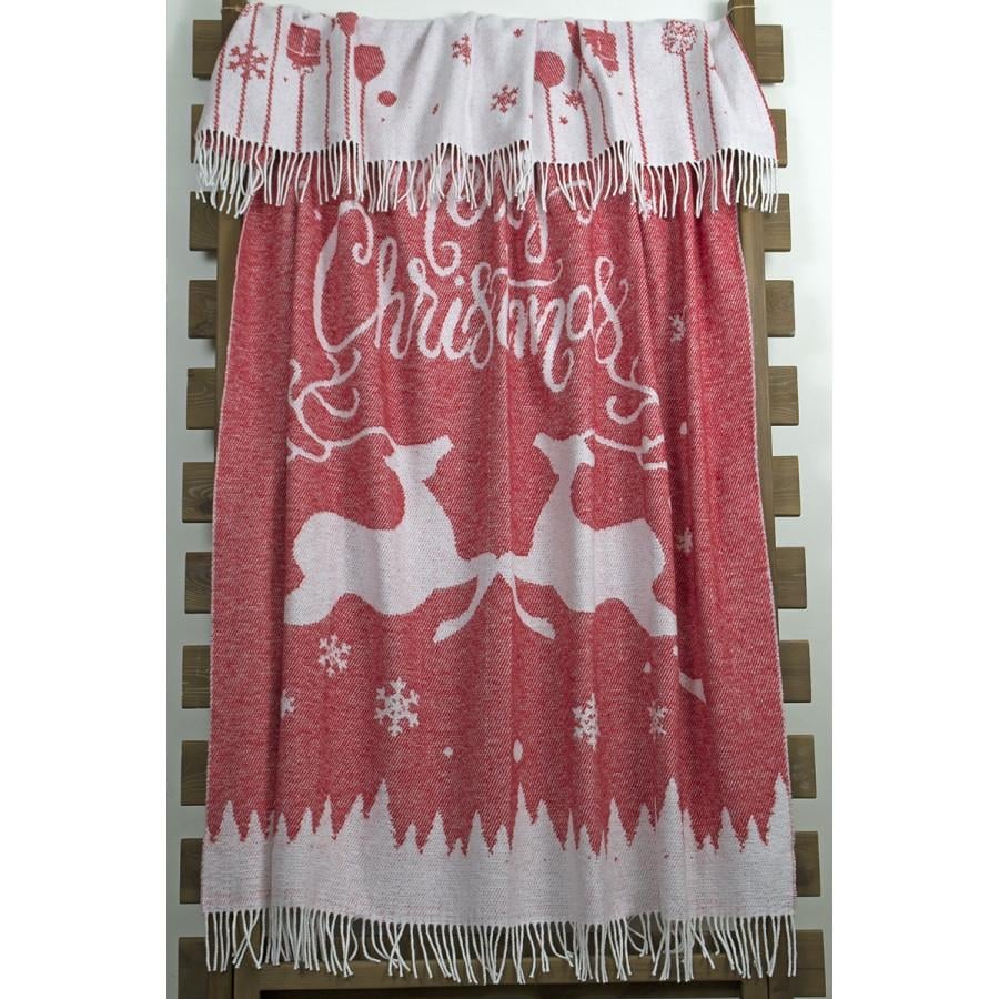 Плед Lotus Zeus Deers 140x200 см Красный (svt-2000022230629)