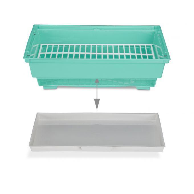 Клетка для домашних птиц Relaxdays с качелями и насестами легкая очистка 49x39,5x32 см - фото 6