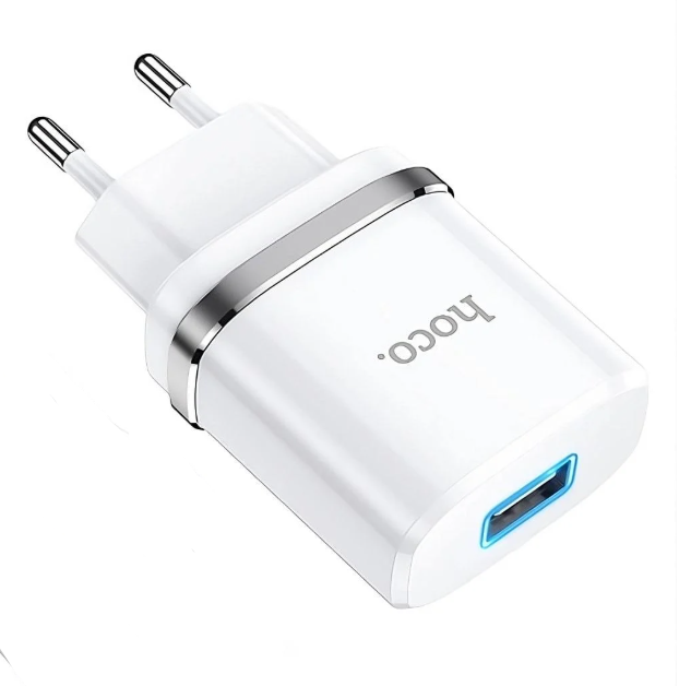 Зарядное устройство Hoco сетевой N1 1USB/2,4 A Micro USB Белый