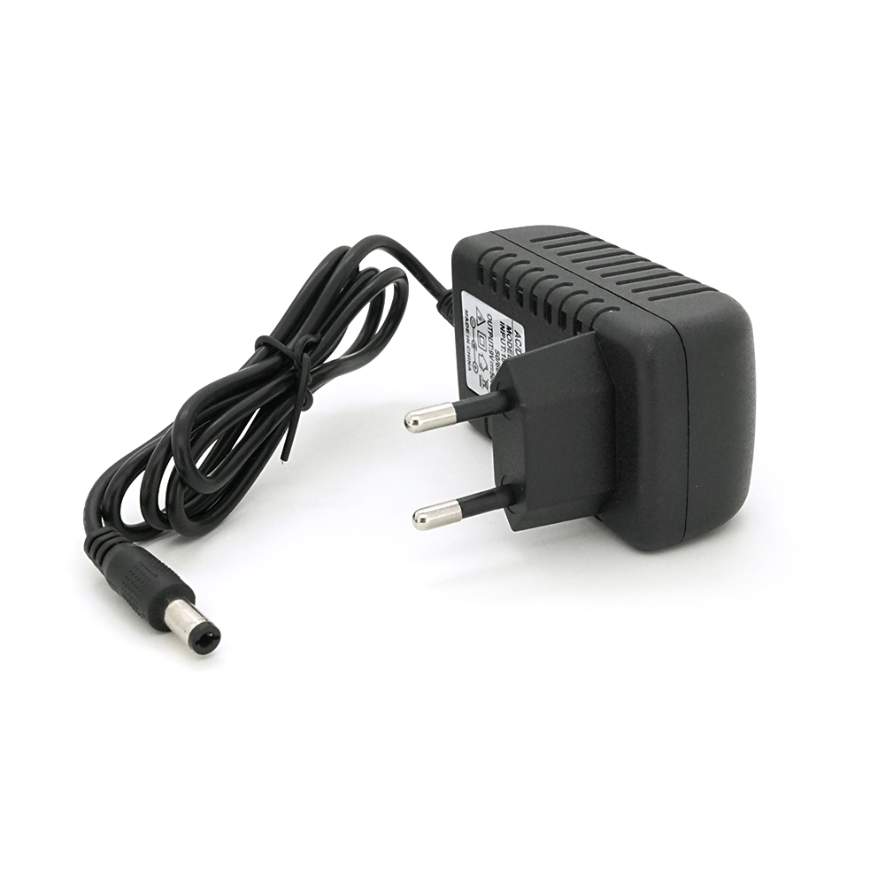 Адаптер живлення імпульсний M090050-2A1 універсальний для електроніки штекер 5,5х2,5 9 В 0,5 А 1 м (25308)