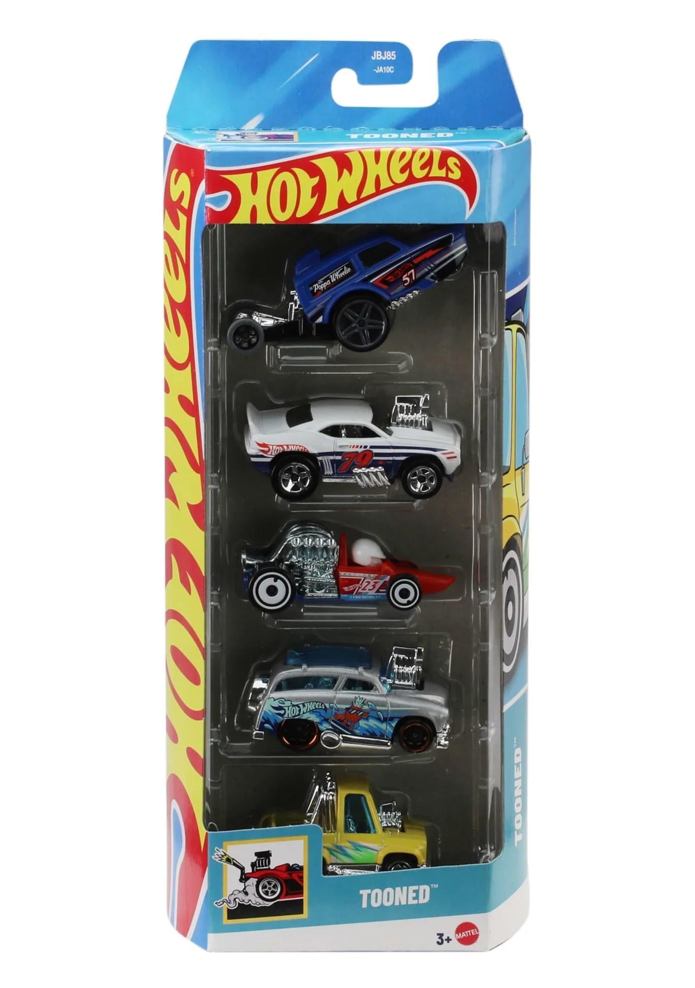 Подарочный набор из 5-ти тюнингованных машинок Hot Wheels Tooned (JBJ85)