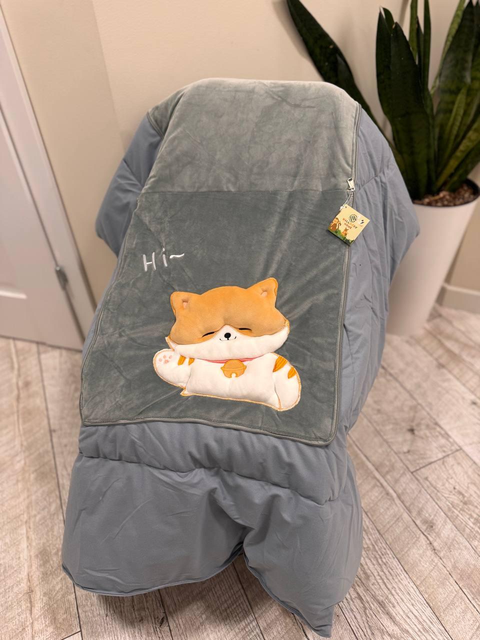 Ковдра дитяча 110х140 см Сірий (Д-Al-kid-kovdra25-004)