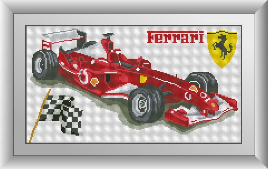 Алмазная мозаика Dream Art Феррари Формула 1 26x48 см (DA.30416)