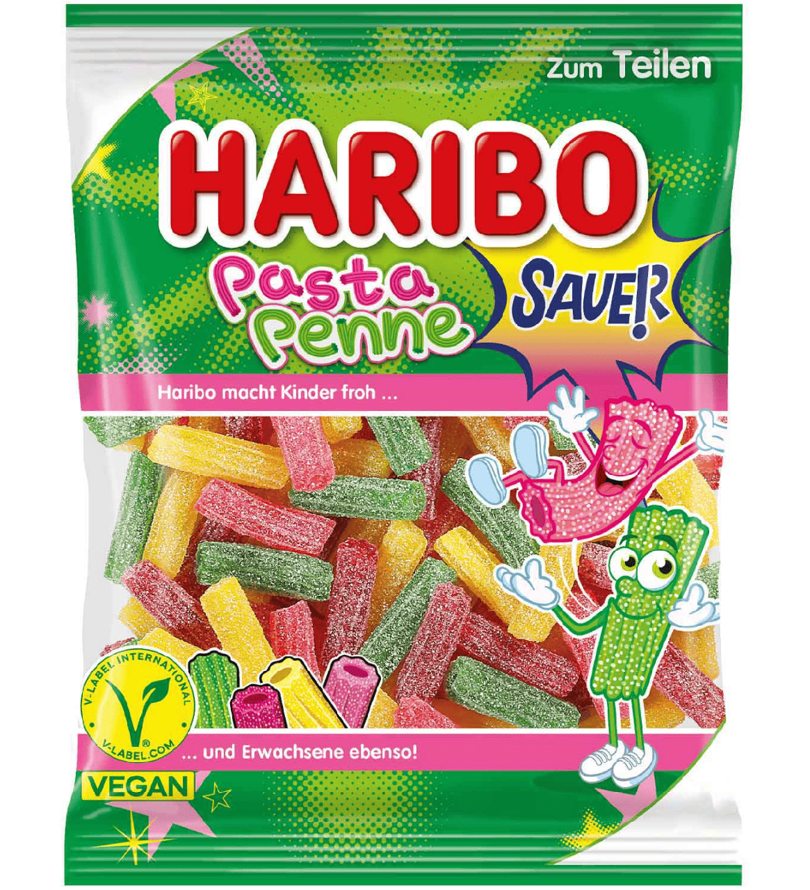 Конфеты желейные Haribo Pasta Penne Sauer 160 г (3185707352)
