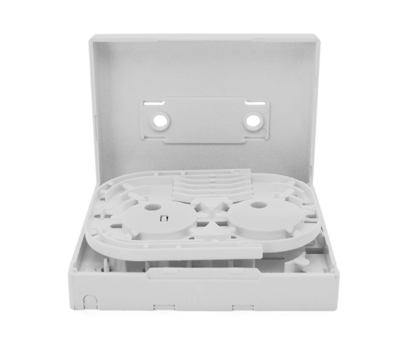 Оптоволоконная соединительная коробка Merlion ML-OP-S307 SC/LC/FC 4 волокна ABS White (ML-OP-S307)