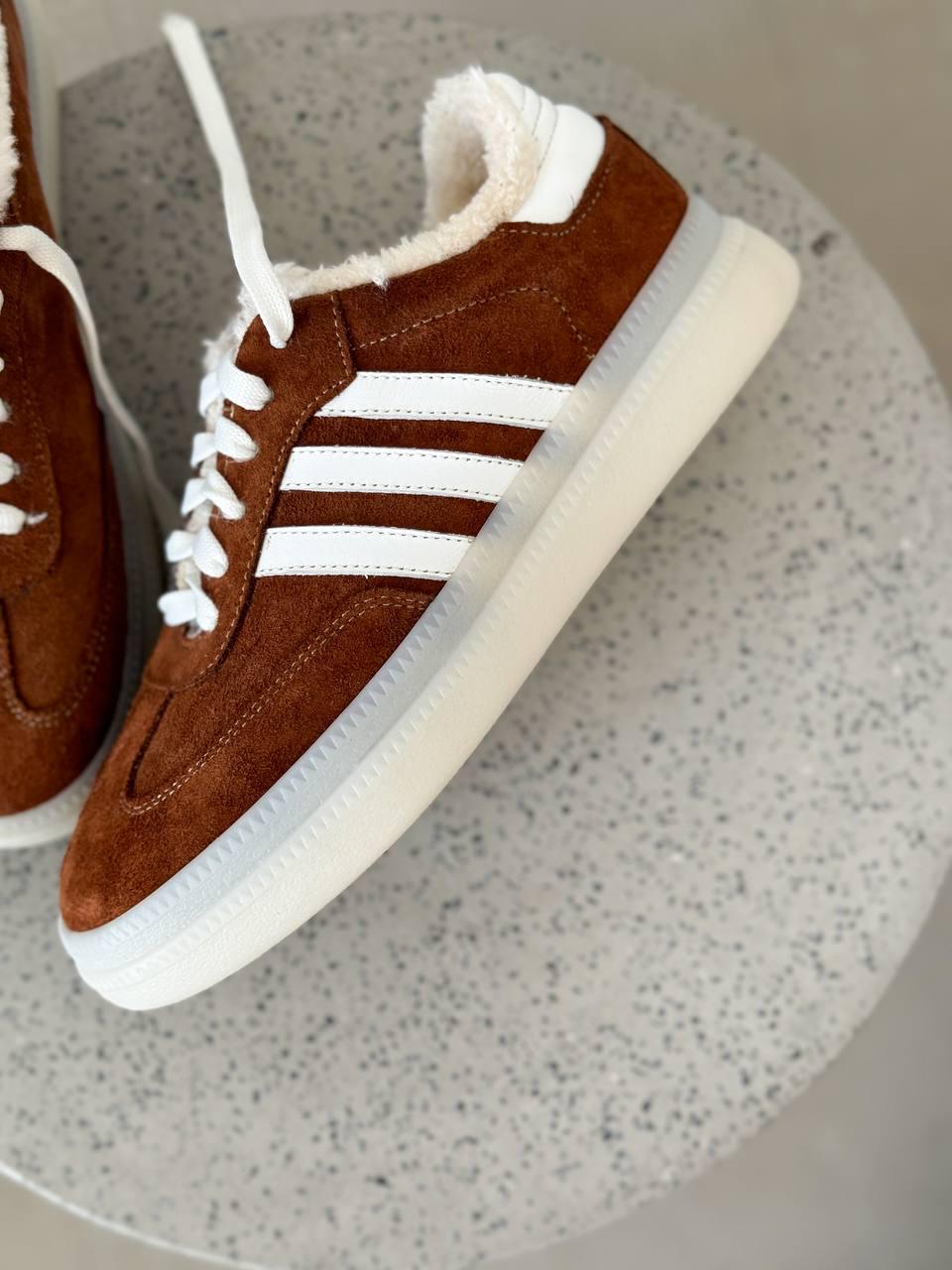 Кеди жіночі на хутрі Maya Shoes р. 36 Рудий (3021/1) - фото 5 Кеди жіночі на хутрі Maya Shoes р. 36 Рудий (3021/1) - фото 5