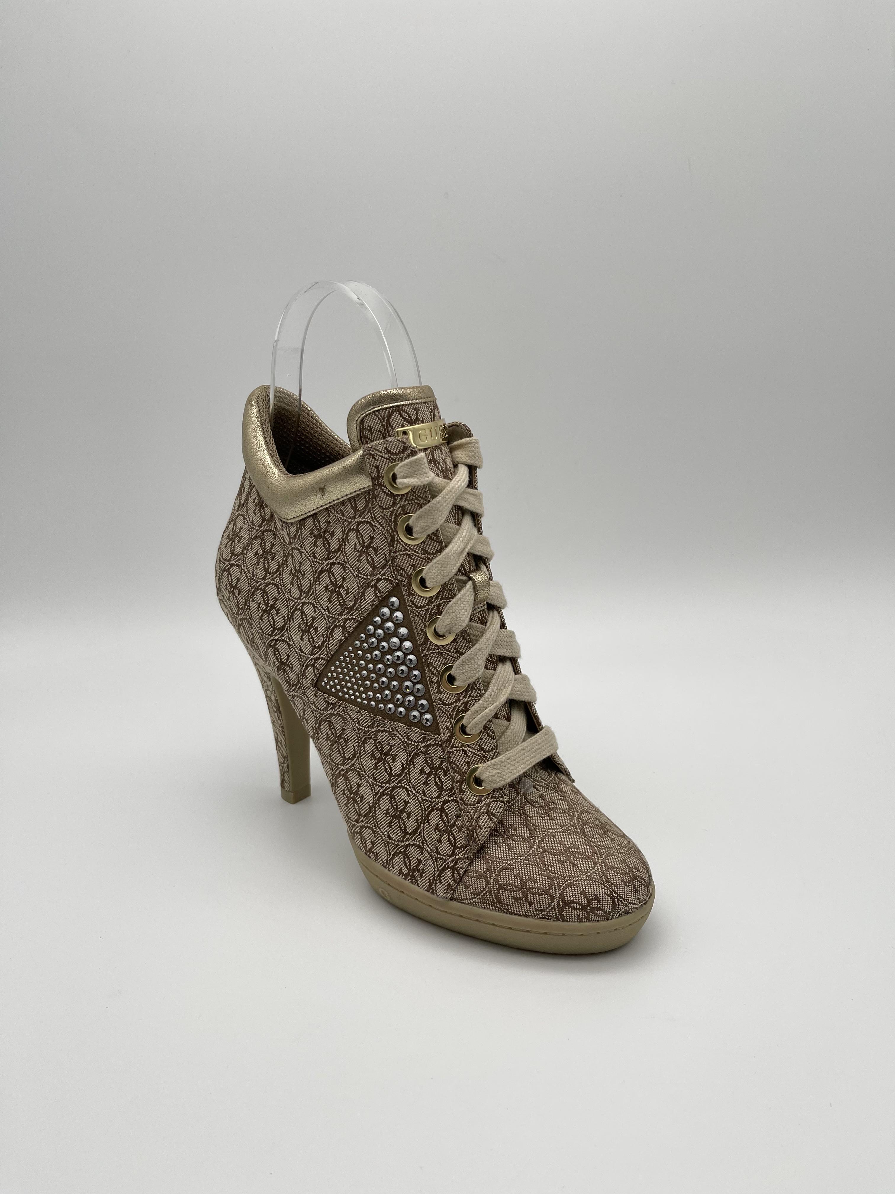 Ботильоны Guess 381W р. 37 Бежевый