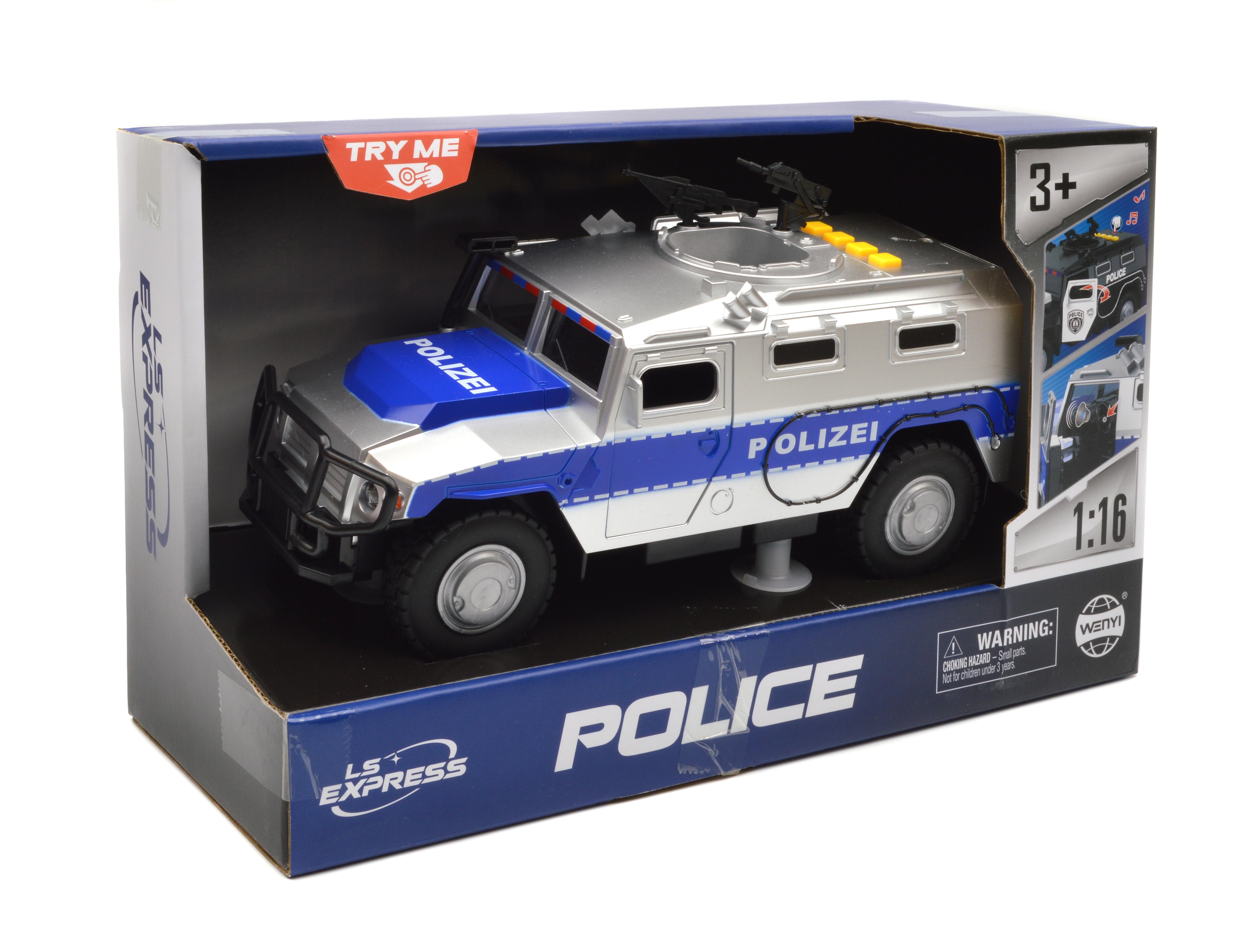 Поліцейська машина звук/світло/відкриваються двері (WY860B) - фото 9 Поліцейська машина звук/світло/відкриваються двері (WY860B) - фото 9