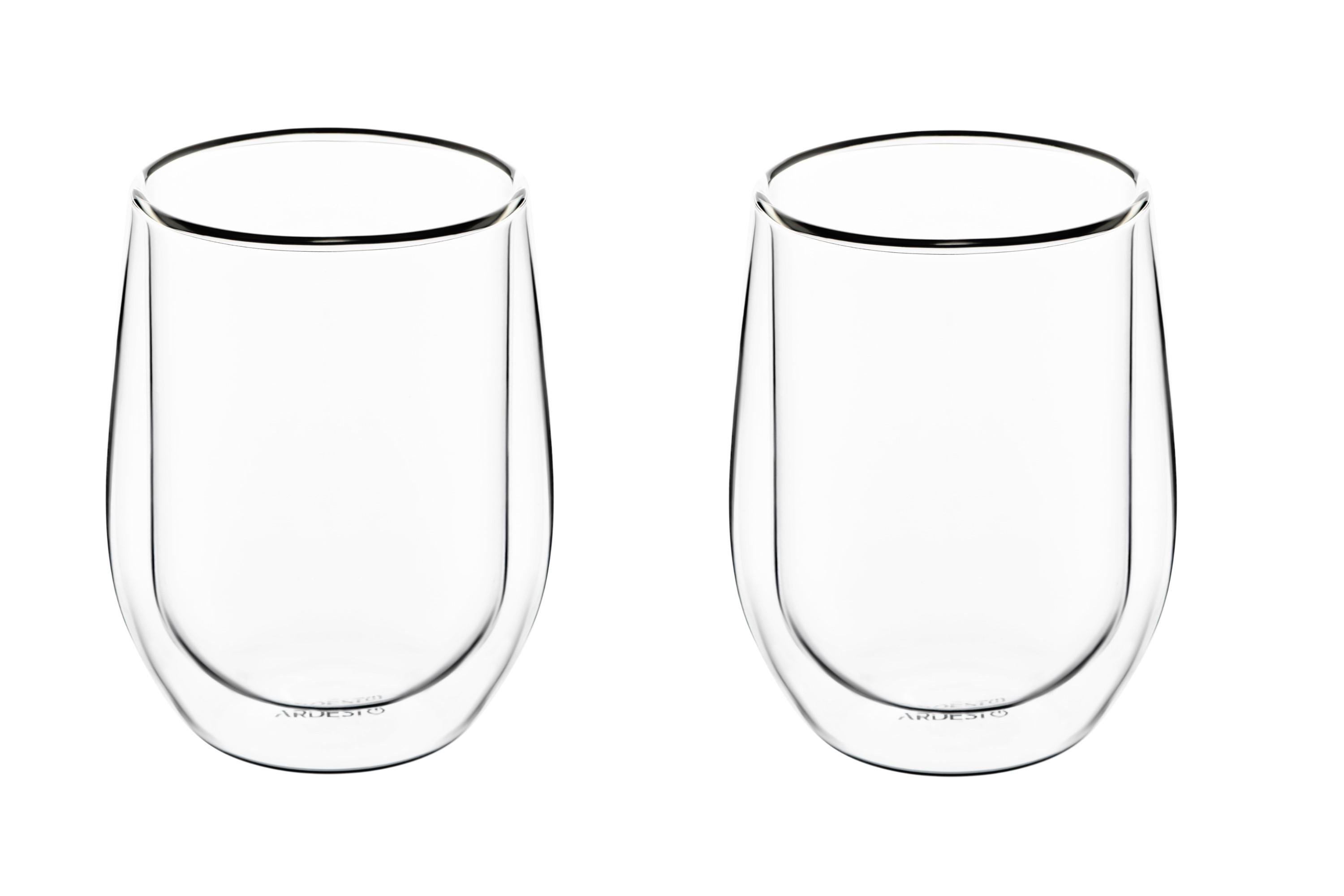 Набор чашек с двойными стенками Ardesto AR2625BR 250 мл 2 шт. Прозрачный (8f061f3d)