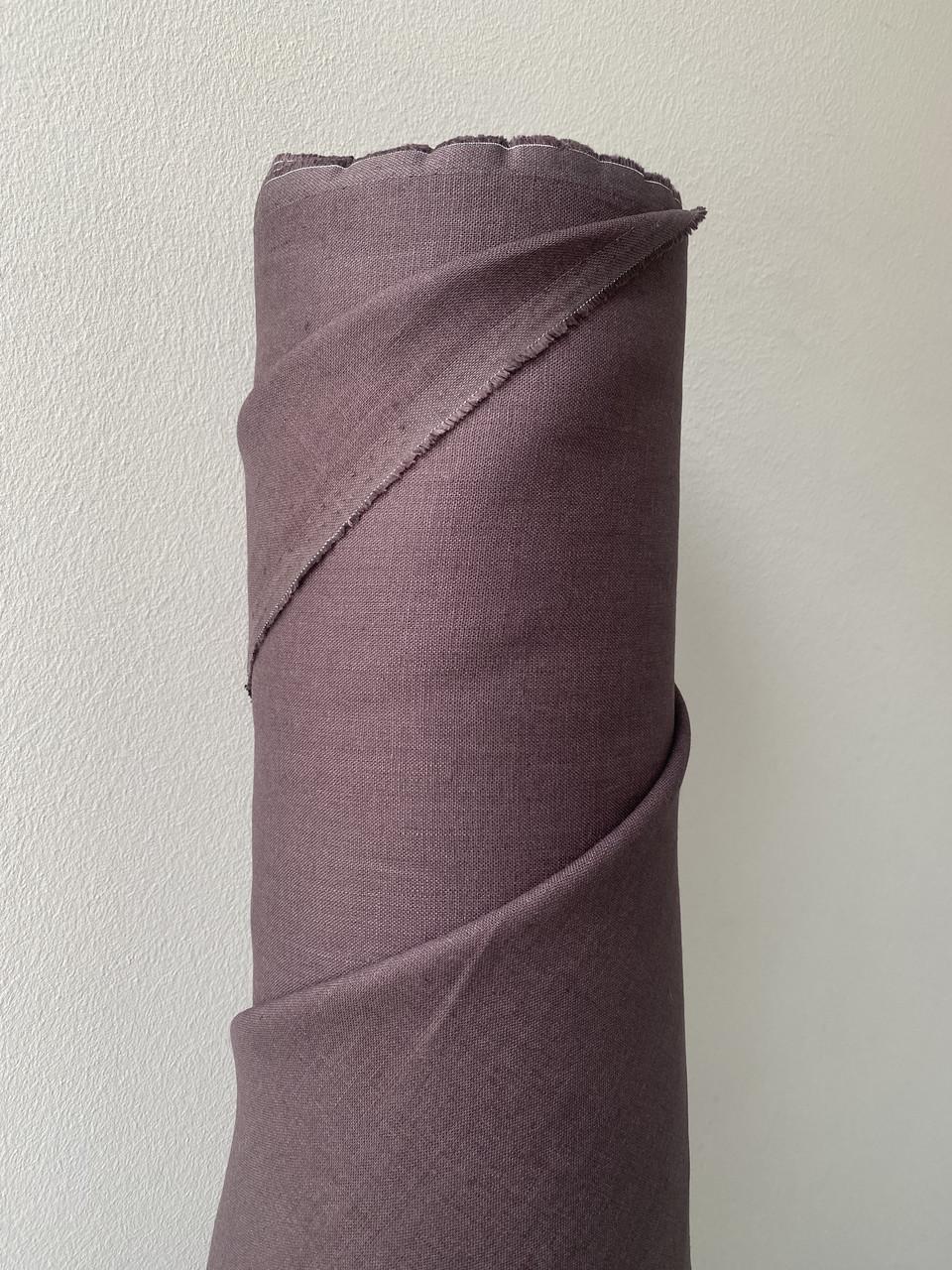 Ткань Linen Plus костюмная льняная Кофейный 1297