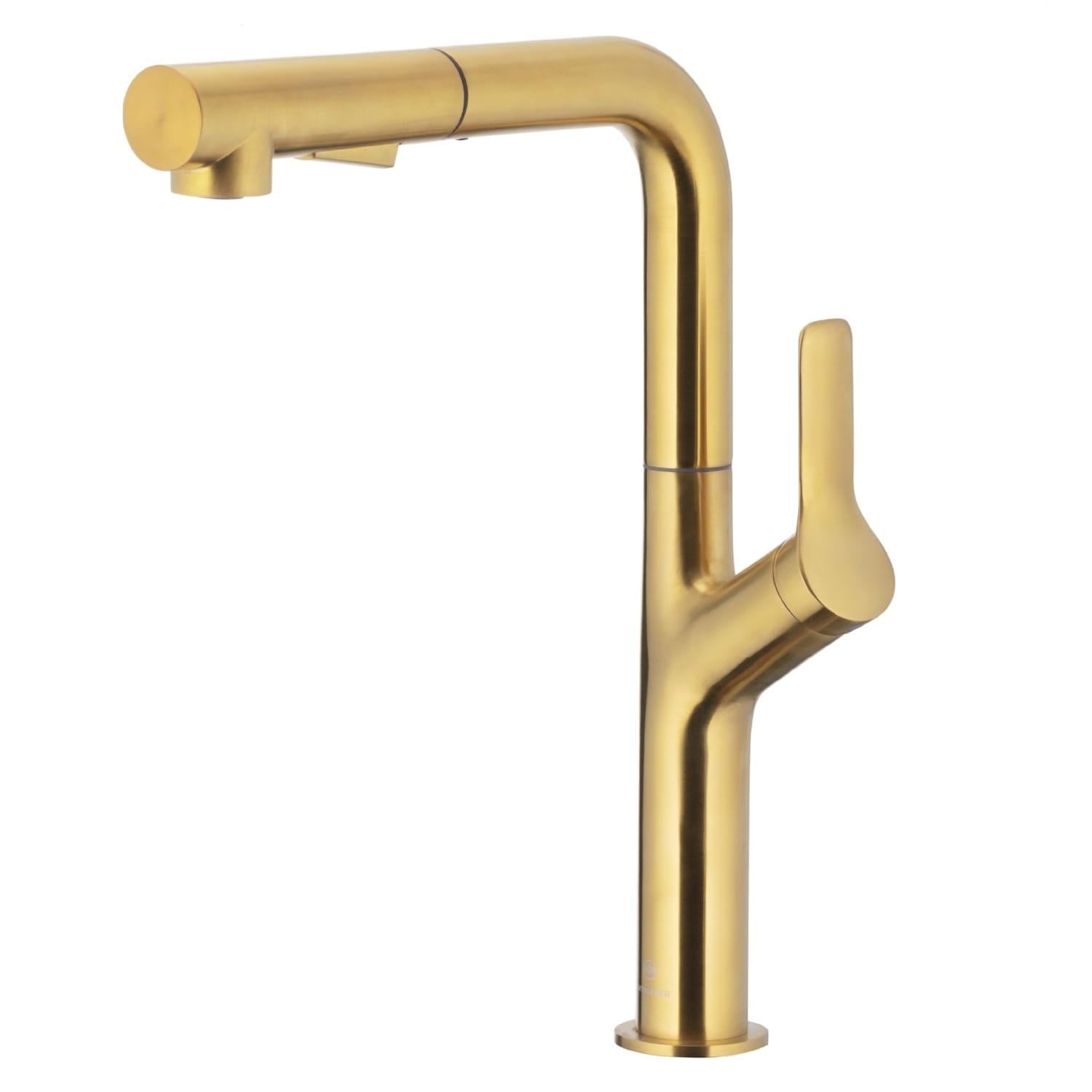 Смеситель для кухни KFA Armatura Duero Design однорычажный Золото матовое (6623-220-31)