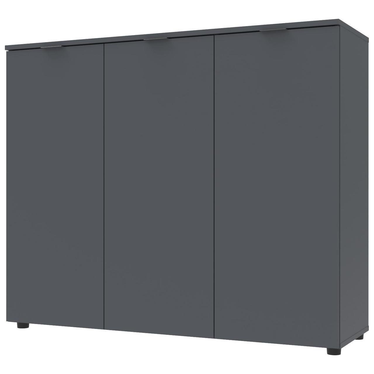 Комод в гостиную Doros Рон 6 120х38х100 см Графит (DRS-011303)