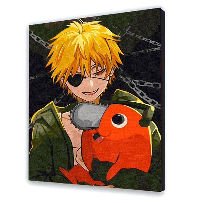 Картина за номерами ART CRAFT Людина-Бензопила 40х50 см (16036-AC)