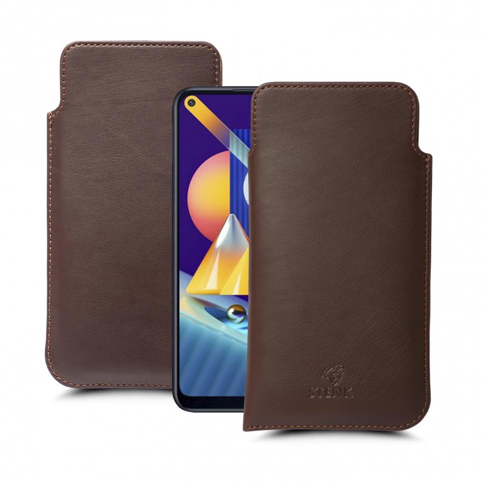 Футляр Stenk Elegance для Samsung Galaxy M11 Коричневый (65185) Футляр Stenk Elegance для Samsung Galaxy M11 Коричневый (65185)