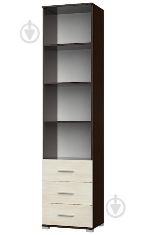 Пенал открытый с ящиками Эверест Бриз Б-16 венге дуб молочный