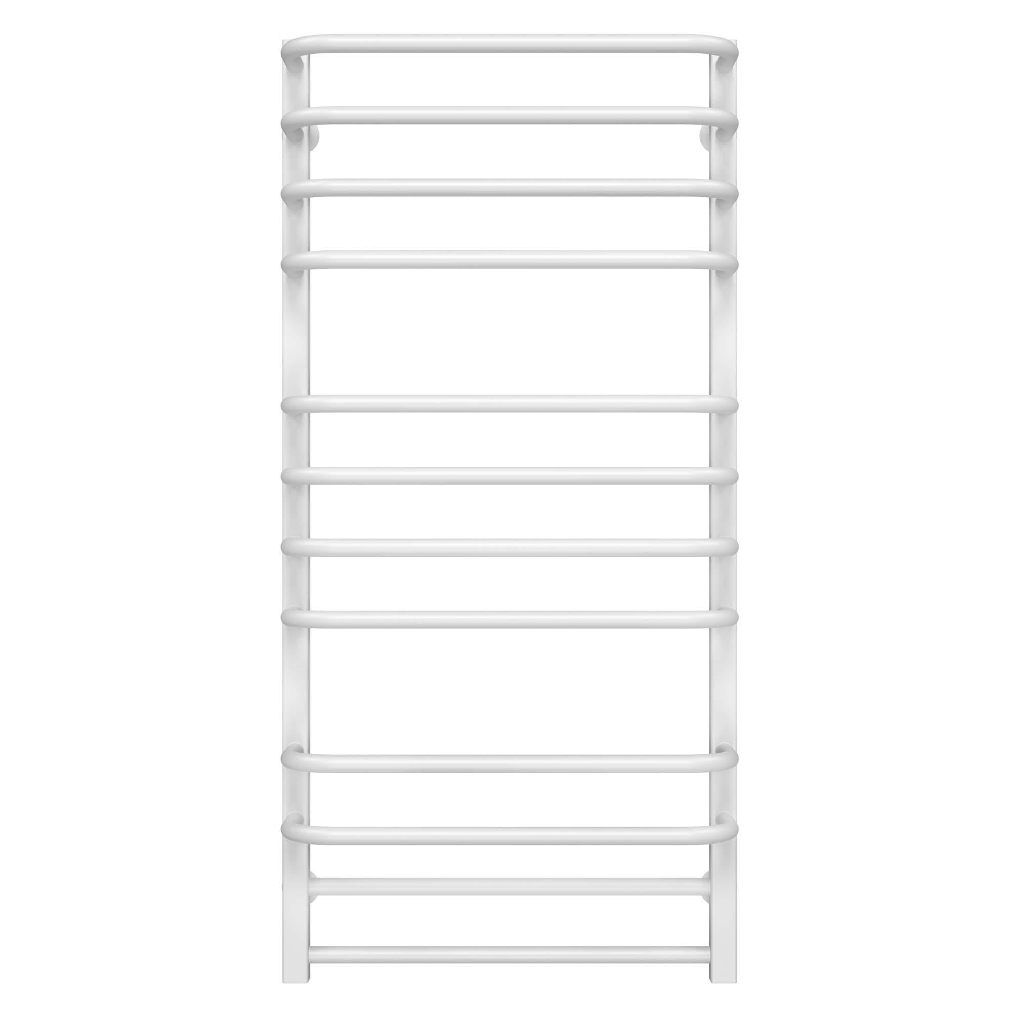 Полотенцесушитель водяной Deffi Lux П12 боковое левое подключение нержавеющая сталь 500x1100 мм Белый (A.LU.110.50.12.WB)