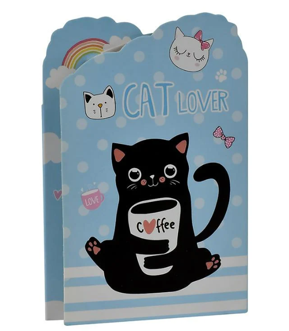 Блокнот складний WW00616ST Cats 33,5х12,5 см зі стікерами