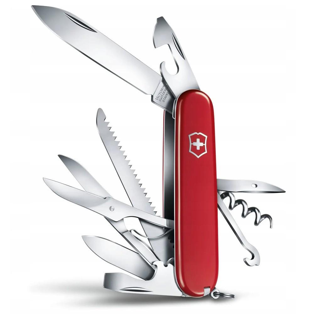 Комплект нож Victorinox Huntsman 1.3715/чехол с фонариком - фото 3