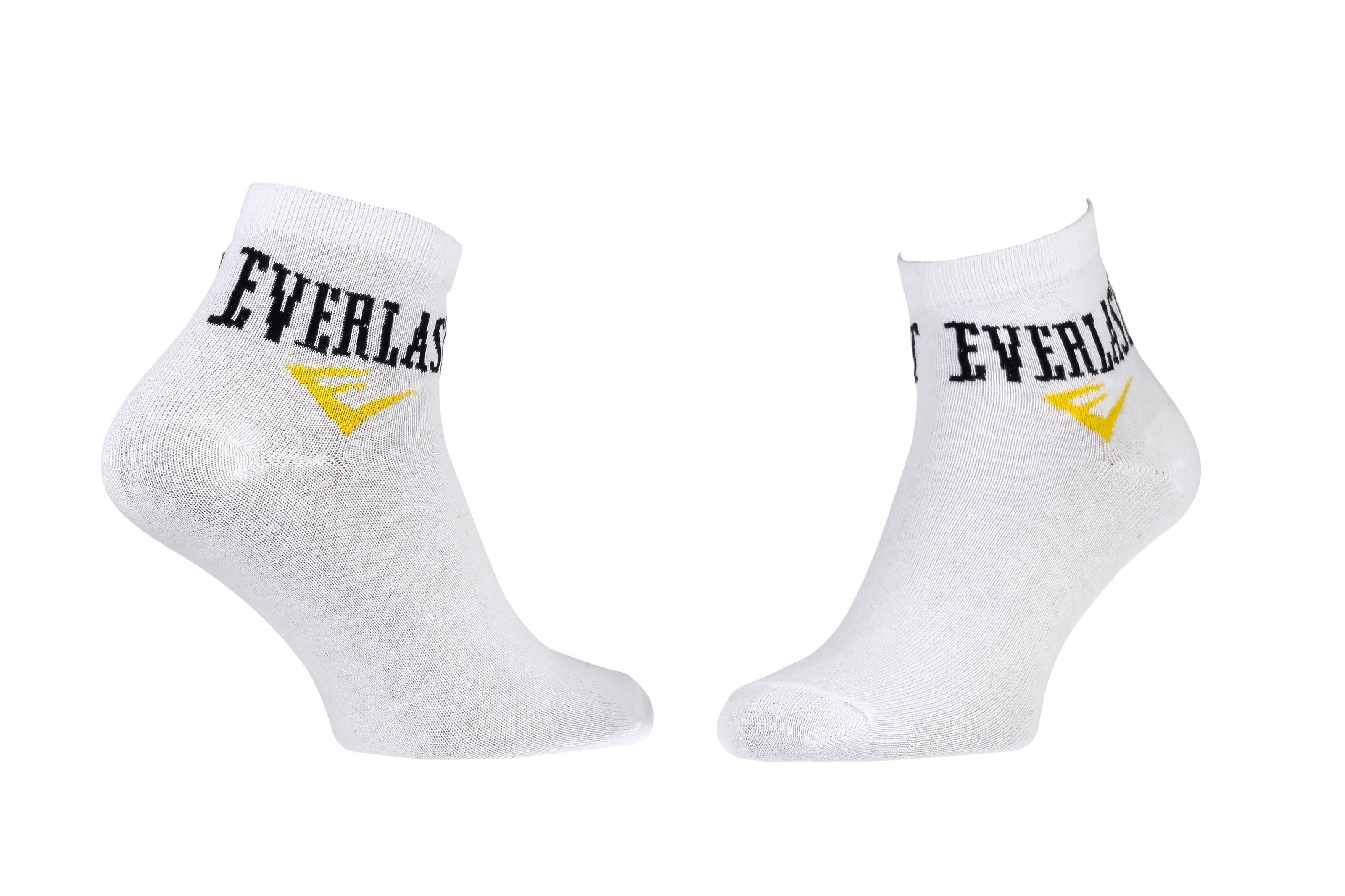 Носки Everlast Quarter Socks 3-pack р. 35-40 White (179013)