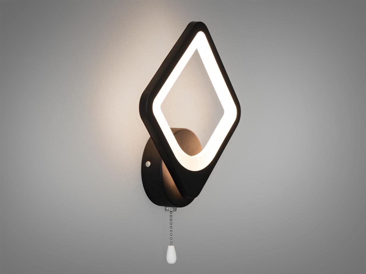 Светильник светодиодный EcoLed 17W 8060/1BK Серебрянный