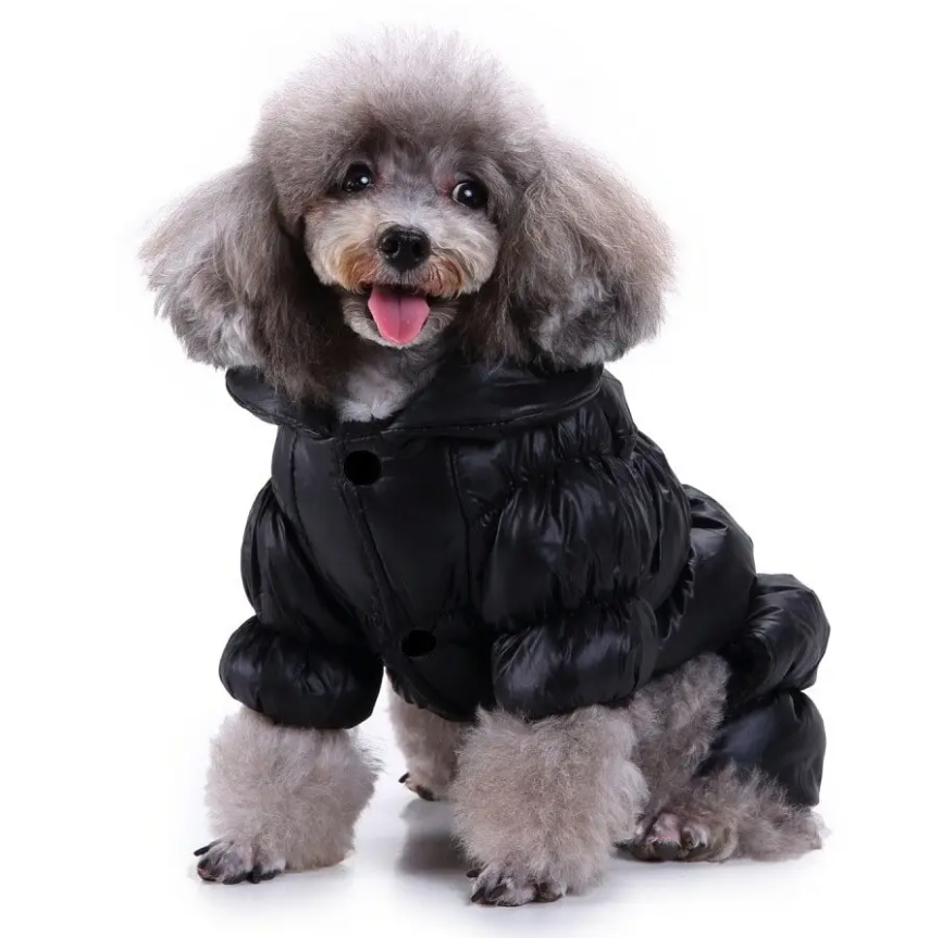 Комбинезон для собак зимний на флисе XXL Черный (00000005848)