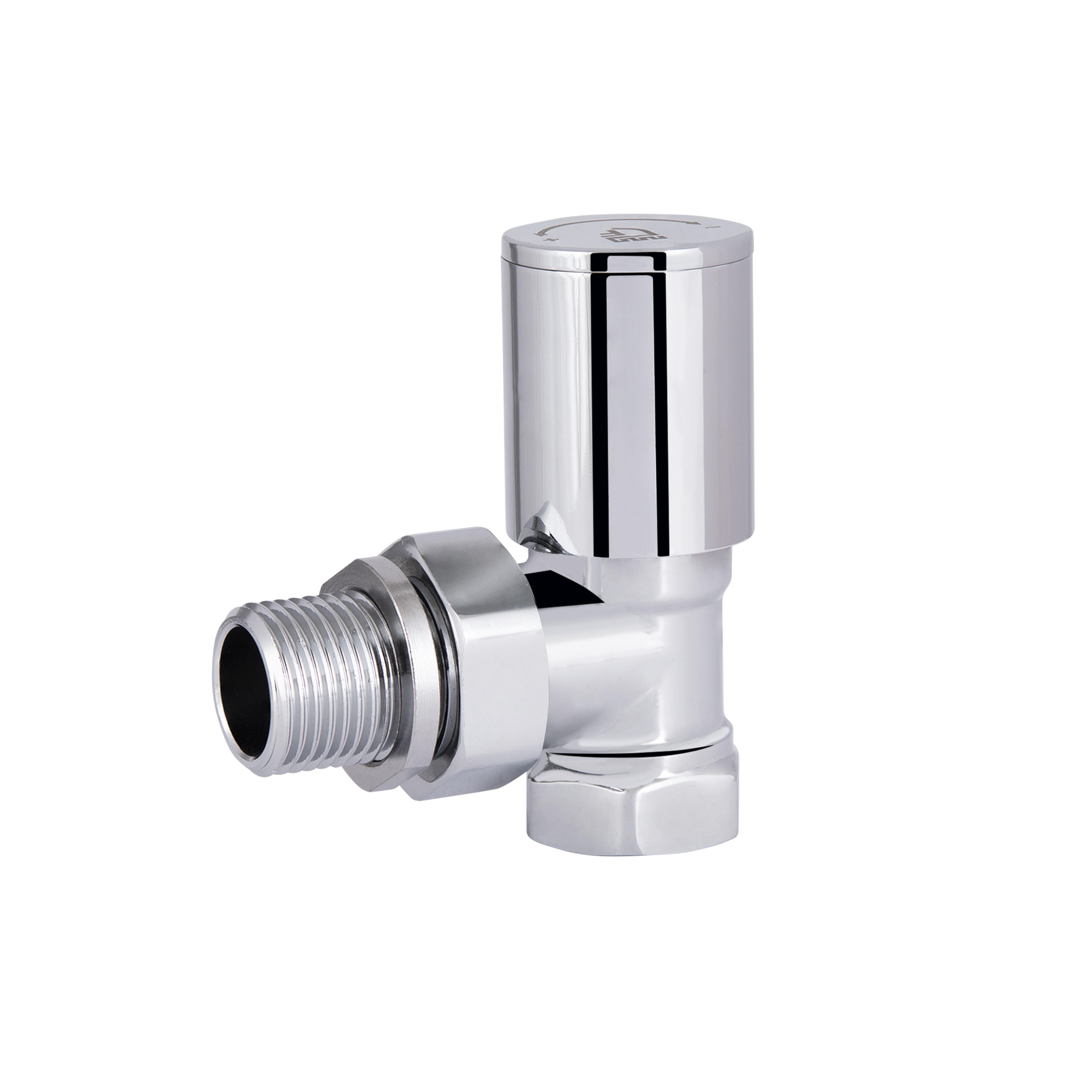 Кран радиаторный SD Forte 1/2" угловой хром SF234W15