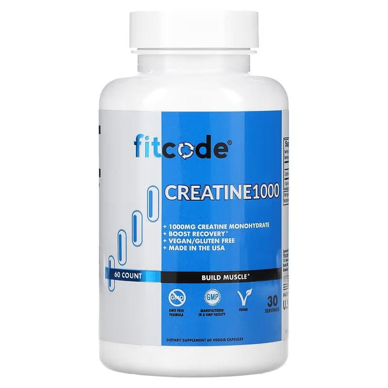 Креатин Fitcode Creatine1000, 500 mg, 60 капс. (00000038482)