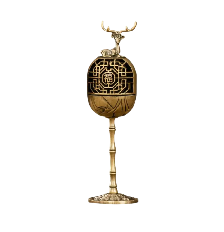 Аромалампа металева Pixiu курильниця для пахощів 11,5*3см (EG4045)