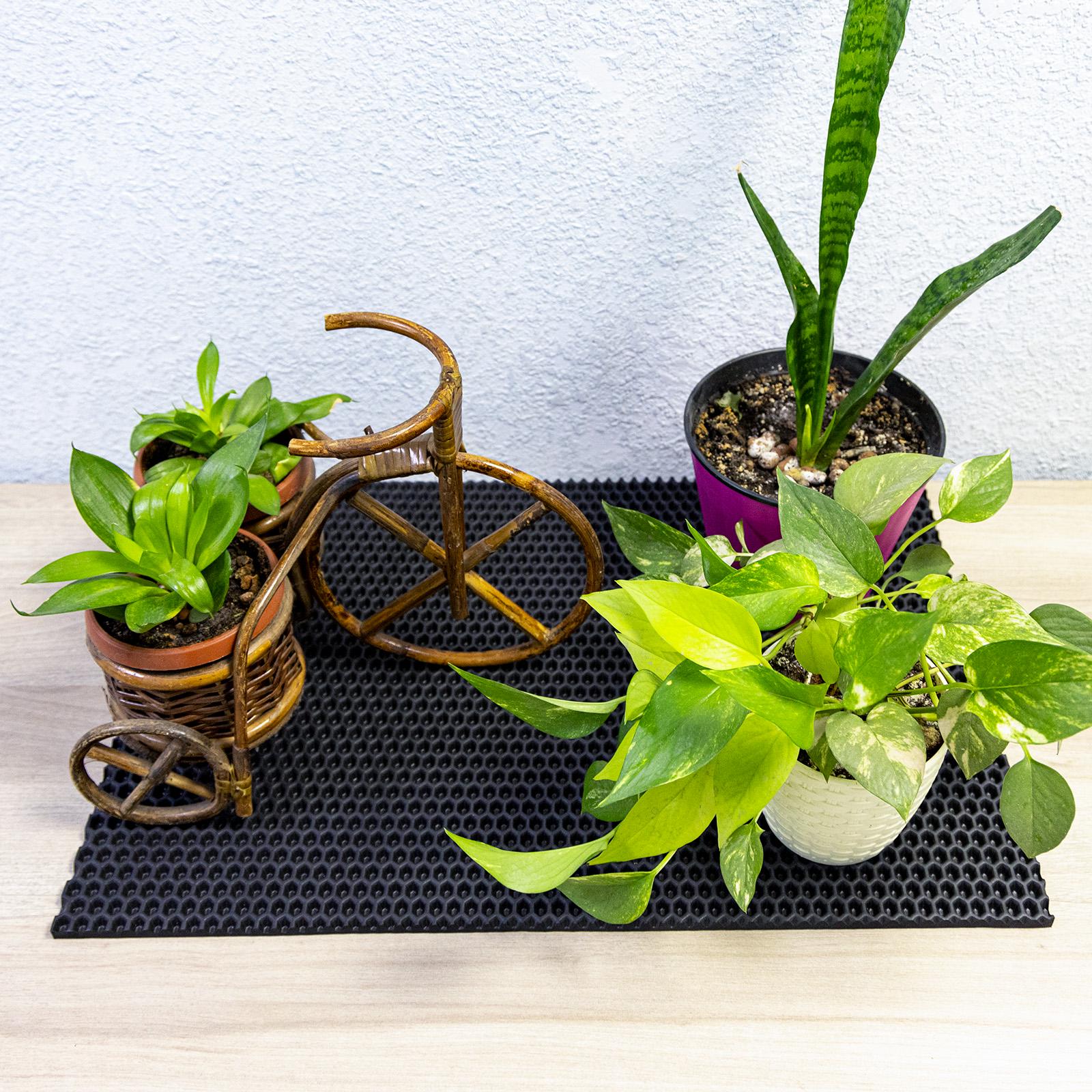 Брудозахисний килимок OSPORT R-00050 50x40 см Чорний (21017) - фото 2