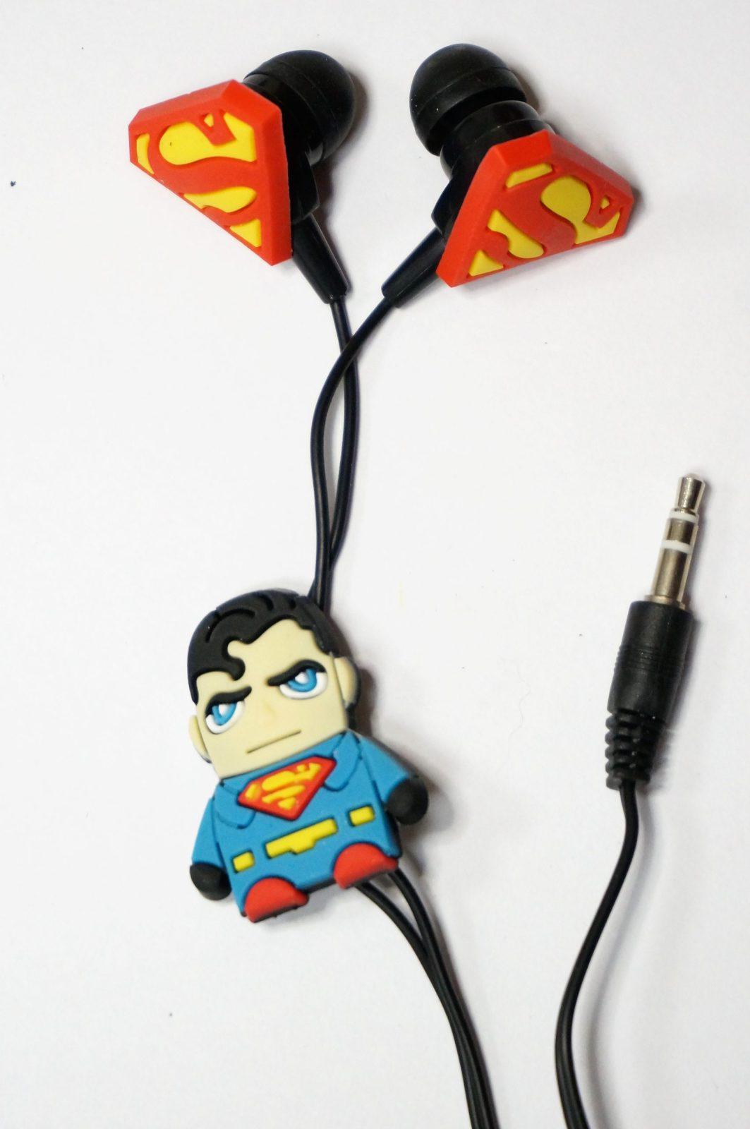 Наушники Optima Mp3 Superman 3,5 мм - фото 2