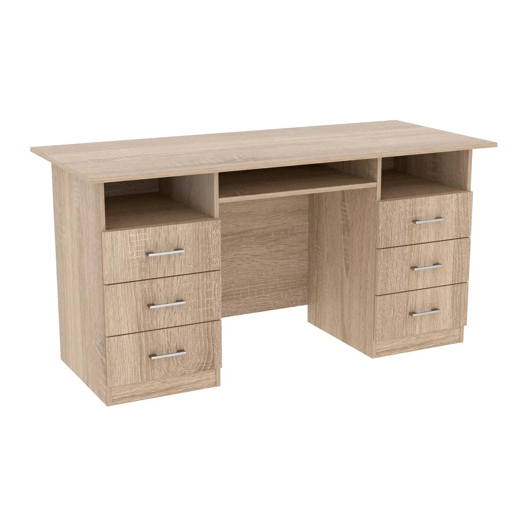 Стіл офісний Kontinent ОСП-4 1500х600х760 мм Дуб Сонома (83457148) - фото 1 Стіл офісний Kontinent ОСП-4 1500х600х760 мм Дуб Сонома (83457148) - фото 1