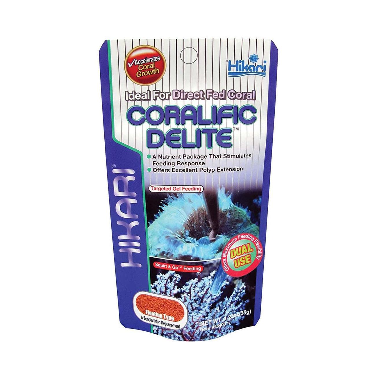 Корм Hikari Marine Coralific Delite для коралів і морських безхребетних ультрадрібний плаваюче-тонучий 35 г (25403)