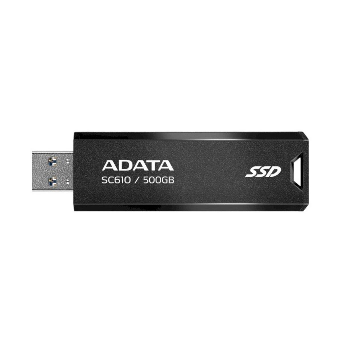 Флеш-пам'ять USB ADATA SC610 500 Гб USB 3.2 Black (25172944)