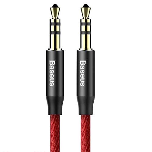 Кабель BASEUS CAM30-C91 аудіо Jack 3,5 мм Yiven Audio Cable M30 M/M 1,5 м Black/Red (561859)