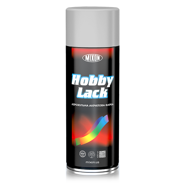 Аэрозольная краска Mixon Hobby Lack 400 мл Металлик серебряный (000001393)