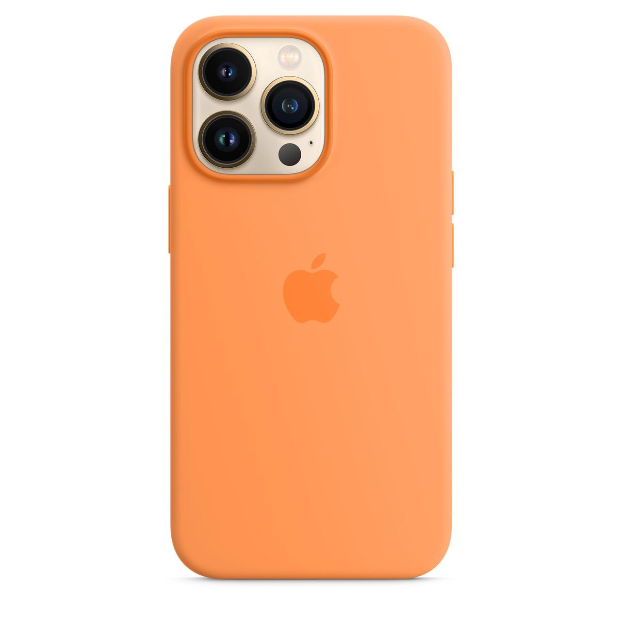 Силіконовий чохол накладка Silicone Case for iPhone 13 Pro Max, Marigold (HC)(A) - фото 3