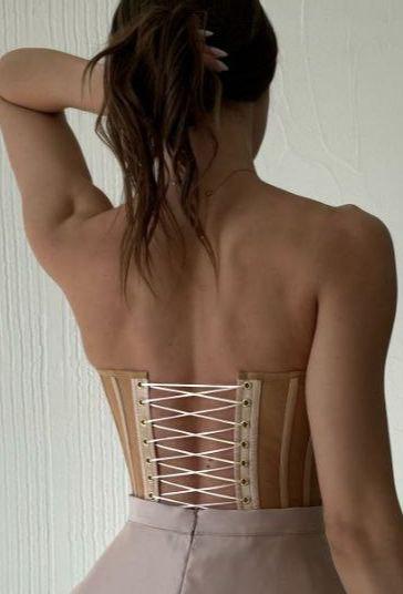 Корсет жіночий L Карамельно-золотистий (22222/3) - фото 2