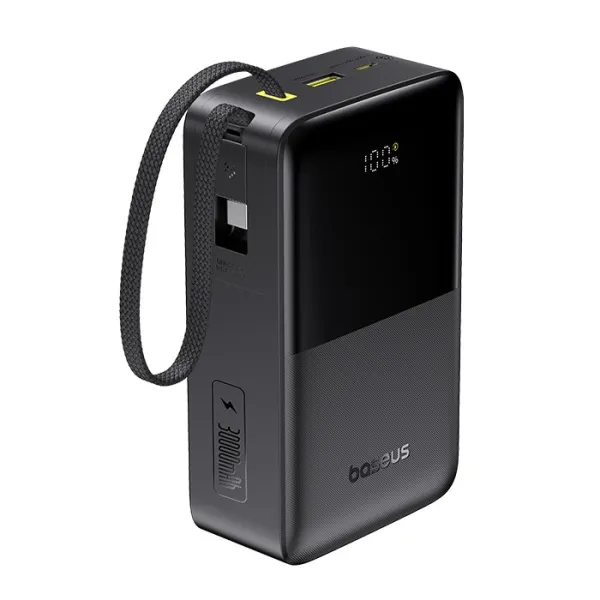 Повербанк BASEUS EnerFill FC51 Bipow2 Pro 30000 mAh 22,5W Black (id_8331)