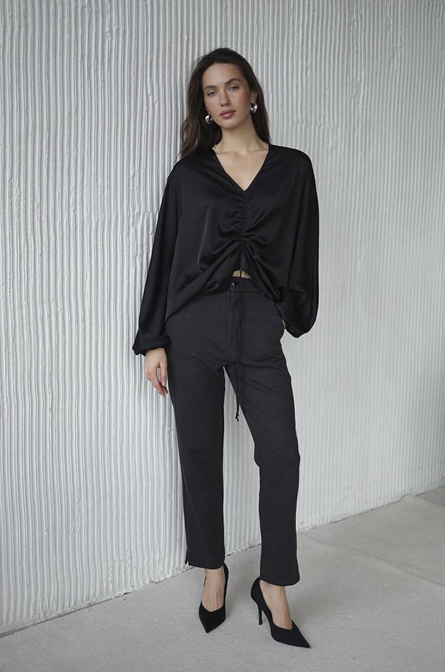 Брюки женские Lipar шерстяные зауженные р. 54 Графит (9178/30674390)