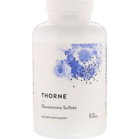 Препарат для суглобів та зв'язок Thorne Research Glucosamine Sulfate 180 Veg Caps (THR-77702)