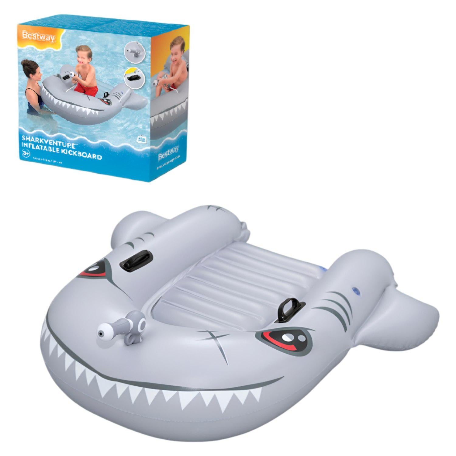 Надувной плот Bestway 42073 Акула с водяным пистолетом 160×115 см (34680005)