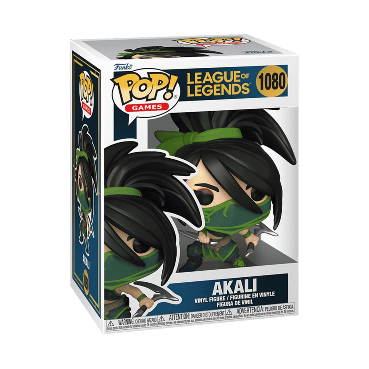 Детская игровая фигурка Funko Pop Лига легенд Акали виниловая 9,6 см