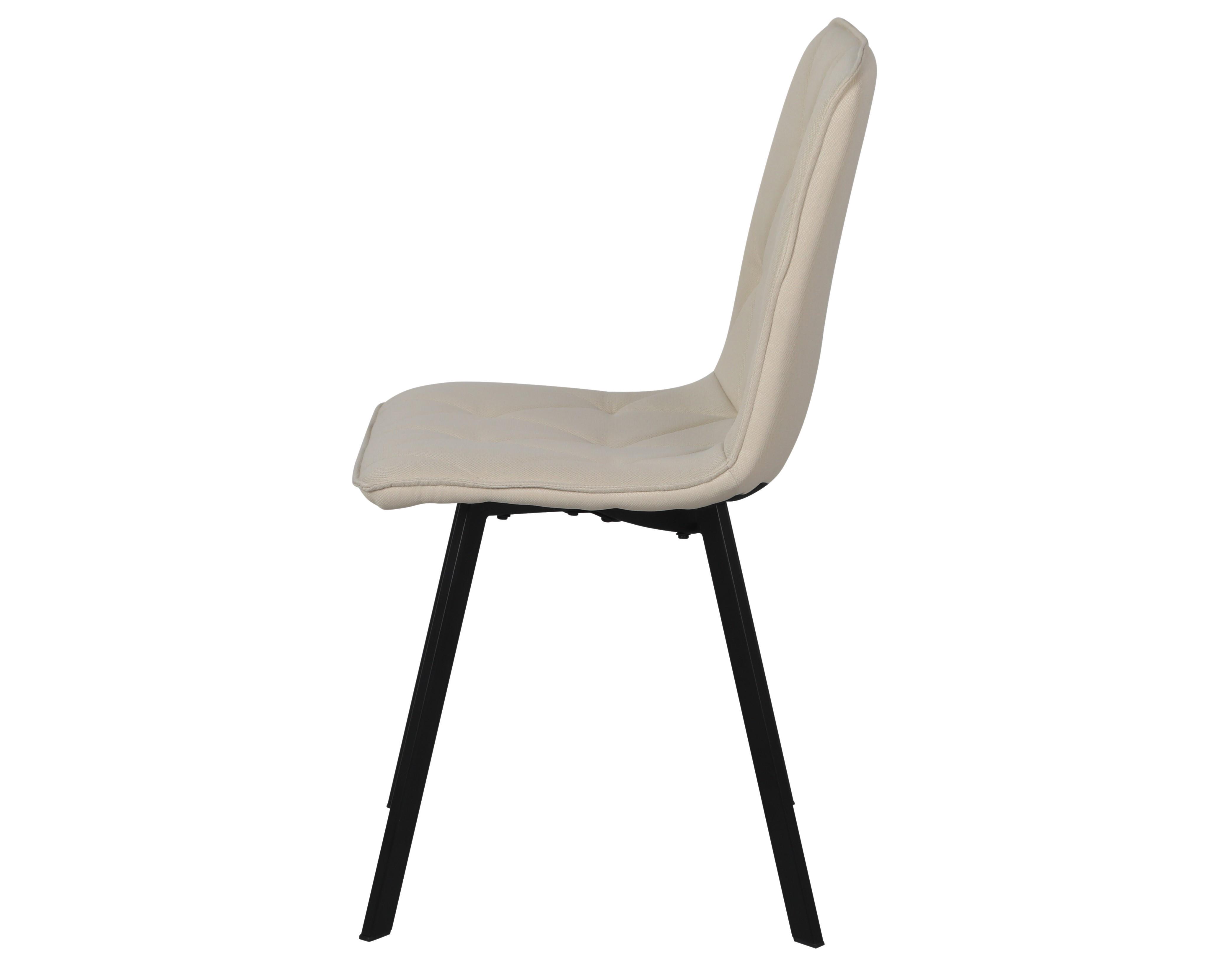 Стул кухонный Intarsio COREY TEX Черный/Кремовый (20316606) - фото 4 Стул кухонный Intarsio COREY TEX Черный/Кремовый (20316606) - фото 4