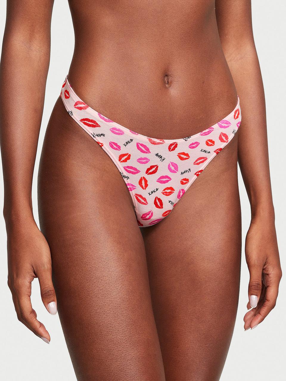 Трусы женские Victoria's Secret Stretch Cotton High-Leg XS Розовый (2128792372)