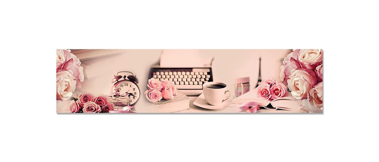 Наклейка виниловая на кухню Zatarga Утренний букет роз 600х2500 мм (1289776666)