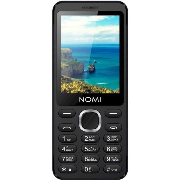 Кнопковий телефон Nomi i2820 Black (2266047077)