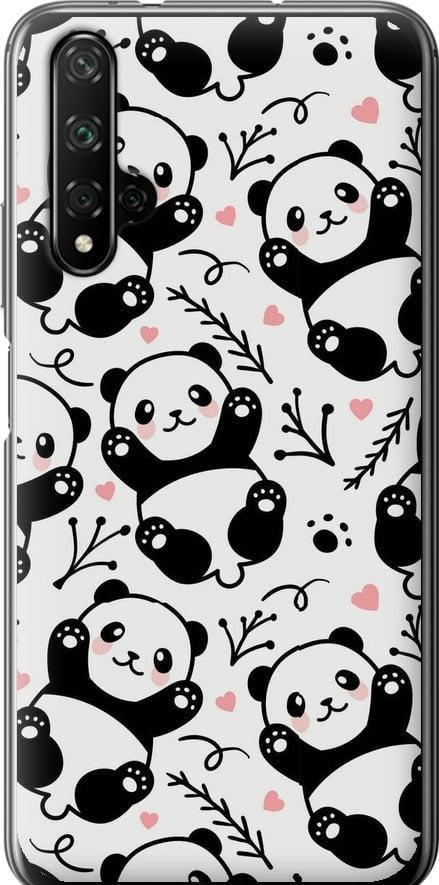 Чехол на Huawei Nova 5T Панды (4318u-1833-42517) Чехол на Huawei Nova 5T Панды (4318u-1833-42517)